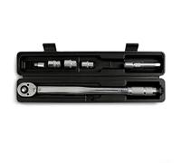 PureBowlic Adjustable Torque Wrench Set 28-210Nm, 1/2 Drive Click Ratchet With 6PCS Sockets, for CR-V Alloy Construction For Automotive Repair, Audible Click & Dual Scale