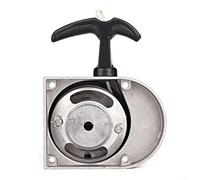 PureBowlic Aluminium Alloy Recoil Starter Pull Start For 49Cc for 50cc/ 60Cc /66Cc/ 70Cc /80Cc Engine Motorized Pocket Bike Replacement Part Silver