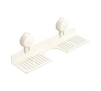 PureBowlic Aluminum Alloy Floating Shelf 40cm Aluminum Alloy Floating Shelf | Industrial suction cups, no drilling needed, smooth for surface install, holds daily essentials, secure fit