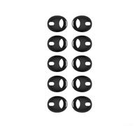 PureBowlic Anti-Slip Silicone Eartips Covers For/AirPods/Pro 3 (/2025/), Scratch Resistant Sport Ear Tips, Soft Fit Noise Isolation Accessories(Black)
