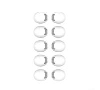 PureBowlic Anti-Slip Silicone Eartips Covers For/AirPods/Pro 3 (/2025/), Scratch Resistant Sport Ear Tips, Soft Fit Noise Isolation Accessories(White)