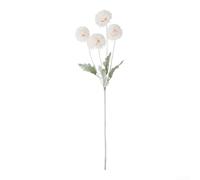 PureBowlic Artificial Chrysanthemum Flower Single Stem, 60Cm Silk Daisy Ball For Wedding Home Decor, Office Party Centrepiece Arrangement, Orange Pink(Orange Pink)