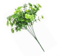 PureBowlic Artificial Four-Leaf Clover Plant 30Cm: Realistic Green Faux Grass For Office Decor, Wedding Floral Arrangement Accessory, Low Plastic Simulation Leaves