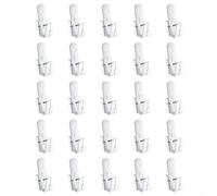 PureBowlic Brass Quick Splice Wire Terminals, Double Spade Connector Splitter With Male And Female Tabs, 6.35mm Electrical Connectors For Automotive Powerful Electronics(Silver25PCS)