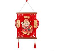 PureBowlic Chinese New Year Decoration 30x70cm Gold Red Design