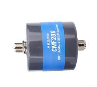 PureBowlic Common-Mode Filter Choke 1.8-54MHz 200W PEP, RF Noise Suppressor for Shortwave Radios, ABS Housing with M-M Connectors, Reduces for EMI in Ham Radio Stations(M Female - M Female)