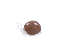 PureBowlic Cute Snail Soap Dispenser 120Ml, Fun Pump Bottle For Kids Bathroom & Forchen Decor, Easily Press Shell Design, PP Plastic Wash Container For Liquid Soap Shampoo Shower(Brown)