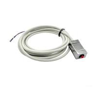 PureBowlic Cylinder Magnetic Switch Sensor Dual Wire AC/DC 24-220V Metal Reed Tube For Reliable Activation Compact White 2.54cm(electronic type)