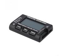 PureBowlic Digital Battery Capacity Meter for LiPo LiFe Li-Ion NiMH NiCd Cells 0.001V Accuracy Voltage Tester LCD Display Portable Level Indicator Compact Design for RC Hobby Use Black 8.6x5x1.6cm