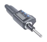 PureBowlic Digital Micrometer Head 0-25mm For 0.001mm Accuracy, Electronic Alloy Probe For Metalworking Measurement, Large Ratchet Force Control, Black