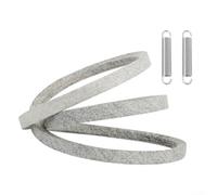 PureBowlic Drive Belt And Idler Springs Replacement For Hustler For RAPTOR Mower Deck, Compatible With Part Numbers 607400 603907 604490, 12X50-34 Profile Anti-Fatigue Rubber Kit