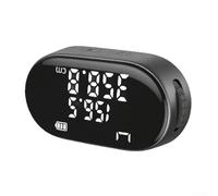 PureBowlic Electronic Distance Measuring Wheel Digital Ruler 99.9m Range ±0.5% Accuracy Portable PVC Body Type-C Rechargeable Display For Surveying Home Garden Construction