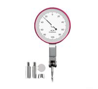 PureBowlic for DIAL Test Indicator 0-0.8mm Range With 0.002mm Graduation, Brass Body Lever for DIAL Gauge For Precision Measurement In Narrow Spaces, Automatic Reversal Feature(Large 0-0.2mm )