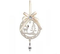 PureBowlic for Golden Iron Christmas Ornament Set Snowflake Deer Star Tree
