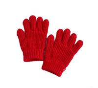 PureBowlic Gloves Winter Stretch Knit Mittens Outdoor School | Kids Full Finger Warm Lined Boys Girls Writing Fleece Play Skin Outdoor School Winter Blue Gray Khaki Yellow Pink