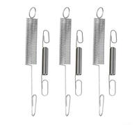 PureBowlic Governor Spring Kit for Series 450 500 550 Engines Steel Wire Replacement Short and Long Springs 6 Pieces for Lawn Mower Repair Enhanced RPM Control Easy Install Silver
