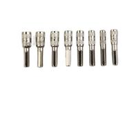 PureBowlic H4 Hex Shank 6 Point Metric Nut Driver Socket Set, Metal Hand Tool with PH2.0 2.5mm 3mm 3.5mm 4mm 4.5mm 5mm 5.5mm Bits for Tightening Nuts and Bolts in Car Repair, 8pcs Silver