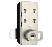 PureBowlic Heavy Duty Zinc Alloy Combination Lock 4 Digit Code Backup Key Anti-Pry Mechanical Cabinet Lock for Office Furniture Home Storage Secure All-Metal Construction Ergonomic Design
