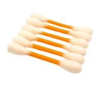 PureBowlic Interactive Cat Toys for Organic Catnip, 6-Pack Wool & PU Plush Mice for Indoor Kittens, Anxiety Relief Chewable Pet Supplies, Multicolored 15cm Play Set for Cats(Orange)