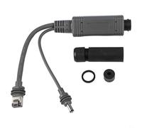 PureBowlic IP68 Power over Ethernet Splitter for Starlink Gen for MINI, Non-Standard for POE Injector Adapter with 48V 2.5A Output, Waterproof RJ45 Cable Divider for Outdoor Network Up to 100m Grey