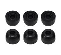 PureBowlic Memory Foam Ear Tips For Sony WF-1000XM4 For WF-1000XM5 C700N LinkBuds S - Soft Noise Isolating Replacement Eartips With Case(L Black)