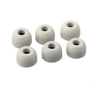 PureBowlic Memory Foam Ear Tips For Sony WF-1000XM4 For WF-1000XM5 C700N LinkBuds S - Soft Noise Isolating Replacement Eartips With Case(M Gray)