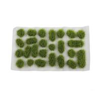 PureBowlic Miniature Plant Scene Model For Wargame Scenery And Sand Table, Realistic Grass Clusters For Irregular For Tufts For Dioramas, Train Layouts, And Fairy Gardens, Plastic Resin Construction