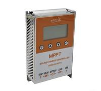 PureBowlic MPPT Solar Charge Controller 10A/20A 12V/24V Auto, 99% Efficiency PV Regulator For LCD Display, Dual USB 5V Port For Panel Battery Charging, Aluminum Case(20A)