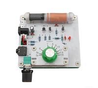 PureBowlic MW207 Medium Wave AM Radio Transmitter DIY Circuit Board Module, 6V DC, No Antenna Needed, Audio Jack for Ph Player, White PCB 78x85mm