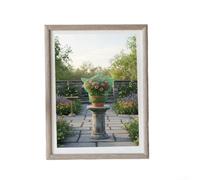 PureBowlic Natural Wooden Photo Frame 25x35cm Retro Home Decor | Minimalist design, solid wood build, enhances artwork beauty, fits 25.2x35.4cm photos, easy wall mounting(Gray)
