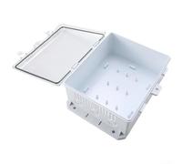 PureBowlic Plastic Distribution Box with Transparent Door, Weather-Resistant Network Enclosure for Outdoor Engineering powerful Control, 800E Equipment Box with for snap-on Buckle
