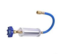 PureBowlic R12 AC Oil Dye Injector Aluminum 2Oz Injection Tool With Needle Valve For R134a R22 Air Conditioning System Maintenance Repair Broad Fitment Canister Easy Operation
