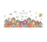 PureBowlic Reble Waterproof PVC Wall Er For Kitchen Bathroom Living Room Bedroom, Self- Oil-Proof Decorative Decal With Seascape Cartoon Floral Patterns, Easily Apply No, 59X30cm 2 Pack