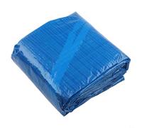 PureBowlic Rectangular Swimming Pool Cover Heavy Duty 240GSM PE with UV Protection Heat Retention All Weather Debris Shield for Outdoor Pools Blue Bottom Safety Design Easy Install Grommets(1)
