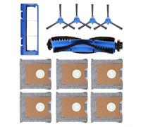 PureBowlic Replacement Roller and Side Brush Kit for Eufy Clean G35+ and G40+ Robot Vacuum, Anti-Tangle Main Brush with 4 Edge Brushes, Filter and Cover, Home Cleaning Accessories