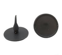 PureBowlic Silic Exhaust Valve Gasket For Rice Cooker, 16Mm Standard Fit Rubber Pad For Mute Function, 1.2mm Thick Black Sealing Ring For Quiet Steam Release, Easy Install Household Replacement Part