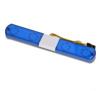 PureBowlic Simulation LED Flash Light Bar For 1/10 1/8 RC Car, 9 Modes CH3 Remote Control Alarming Lamp, 4.8-6V Supply, Realistic Lighting Effect For Hobby Models(A)