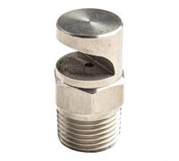 PureBowlic Stainless Steel Boomless Nozzle 1/2 Inch For Thread Wide Spray Angle Adjustable Deflector Sprayer Efficient Coverage 140-170 Degree Silver Robust for Garden Watering Agricultural Use