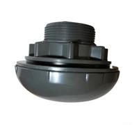 PureBowlic Stainless Steel Pool Inlet Outlet Filter 10x7.5cm | Fits Hnemix, for intex models, efficient debris removal, grey finish, 10x7.5cm size