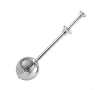 PureBowlic Stainless Steel Telescopic Spherical Tea Filter And Powder Dispenser For Baking Sugar Flour, 304 Grade Rust Resistant Mesh Strainer For Extendable Handle(2)