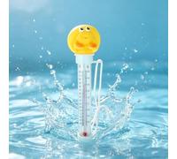 PureBowlic Swimming Pool Thermometer Float for Spas Hot Tubs | Large clear for dial, dual scale F/C, reads up to 120F, easy view from distance, for pool spa monitor(Conch Shell)