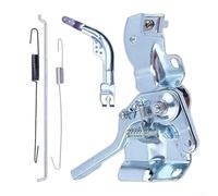 PureBowlic Throttle Control Lever Return Spring Governor Connecting Rod Kit for GX200 for GX160 GX140 5.5HP 6.5HP Small Engines, Metal Speed Adjustment Linkage with Hardware, Silver, 5 Pieces