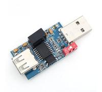 PureBowlic USB To USB Isolator Module For ADUM3160 ADUM4160 Chips 1500V Isolation 12Mbps Data Rate And Play Driver For Industrial Control And Equipment Blue