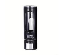 PureBowlic Wall-Mounted Soap Dispenser 400Ml Transparent Chamber Push-Type ABS Liquid Dispenser Space Saving Refill for Bathroom Kitchen Shower Gel Hotel Restaurant (C)