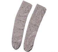PureBowlic Women's Celestial Lace Socks Thin Breathable Mesh Stockings With Star Moon Pattern Ultra-Sheer Ankle Crew Socks For Summer Fashion Black(Sparkling Wine Color)
