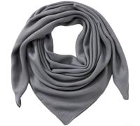 PureBowlic Women's Satin Square Scarf 90x90cm Retro Headwrap Lightweight Solid Color Neck Shawl for Summer Fashion Styling Black Multiple Color Options for Daily Travel(Gray)