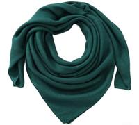 PureBowlic Women's Satin Square Scarf 90x90cm Retro Headwrap Lightweight Solid Color Neck Shawl for Summer Fashion Styling Black Multiple Color Options for Daily Travel(Green)