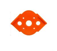 PureBowlic Woodworking Router Corner Radius Template Jig //R15-R50//Edge Trimming Guide With Clear Scales //For Furniture Curved Routing Auxiliary Tool Orange Bakelite//(R30-R35)