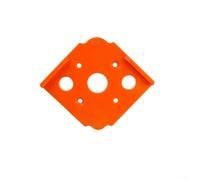PureBowlic Woodworking Router Corner Radius Template Jig //R15-R50//Edge Trimming Guide With Clear Scales //For Furniture Curved Routing Auxiliary Tool Orange Bakelite//(R10-R15)