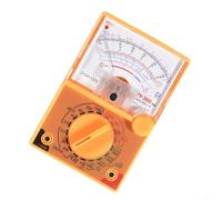 PureBowlic YX-360TR Analogue Multer for AC/DC Voltage, Current, Resistance & Capacitance, Shock-Resistant Meter with Protective Sleeve for Electronics Repair and DIY Testing